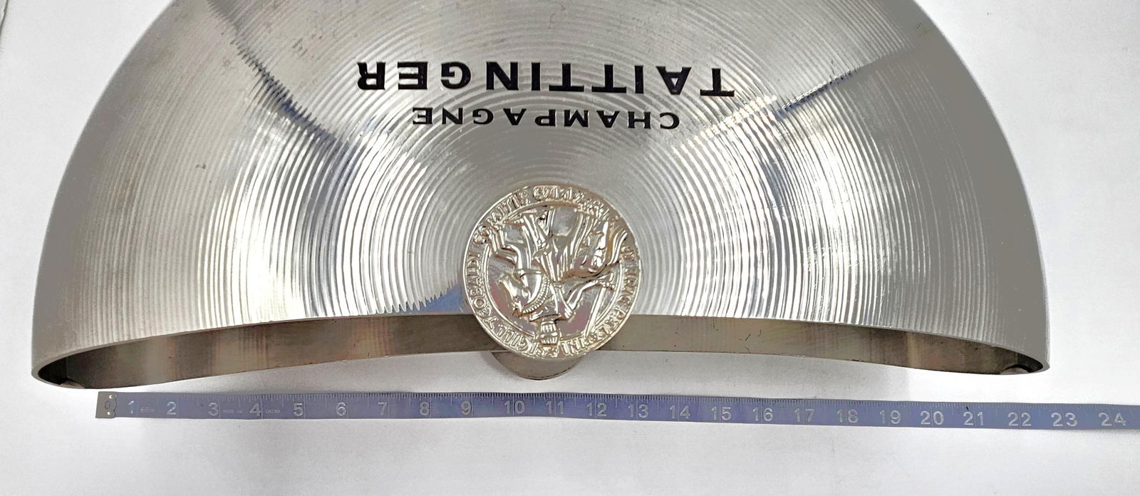 Taittinger DBL Magnum Pewter Champagne Cooler by Orfevrerie France, 1980s - 6