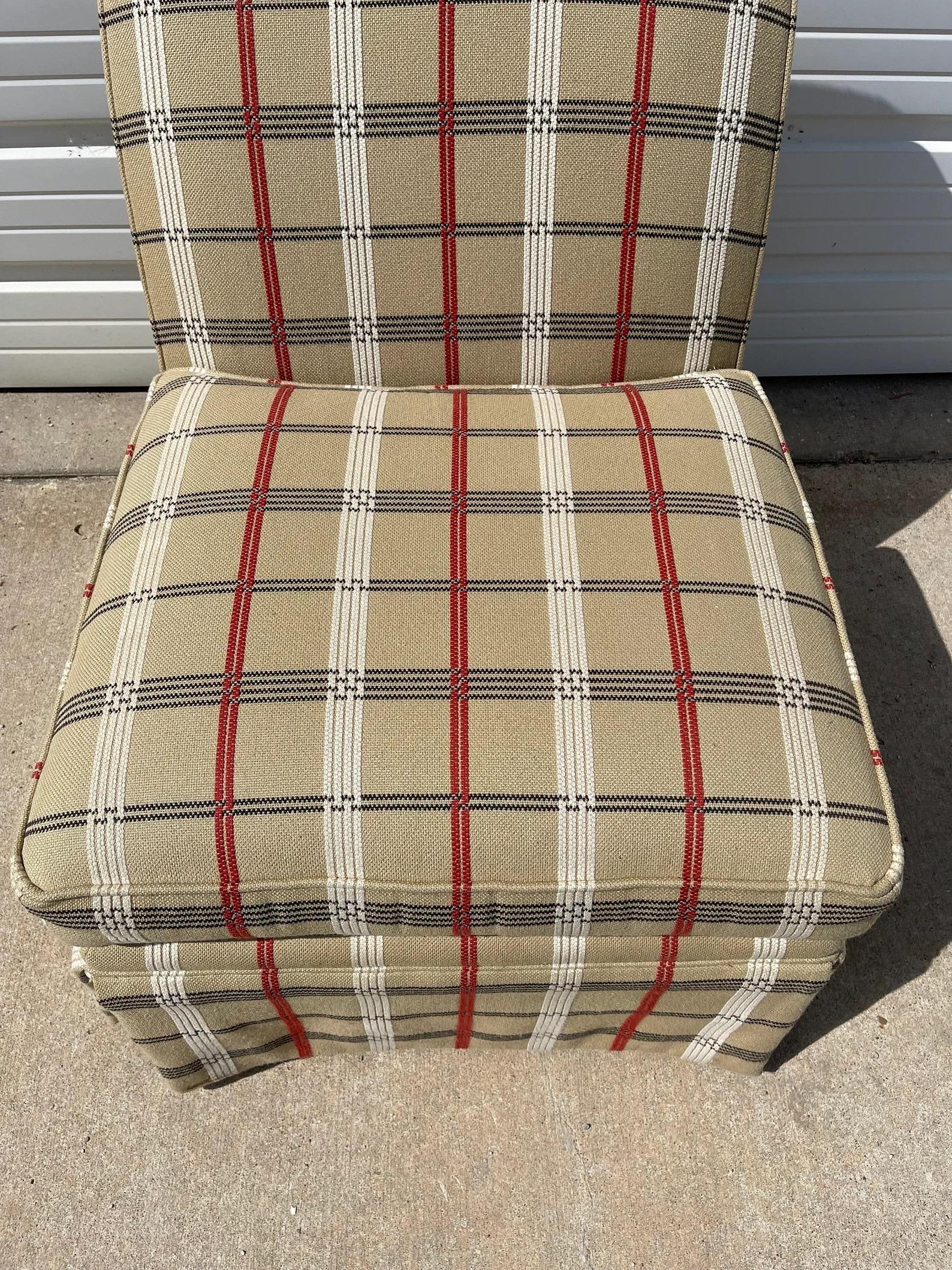 Late 20th Century Wesley Hall Vintage Lounge Armchair Barrel Back Accent Chair Mid Century - 6
