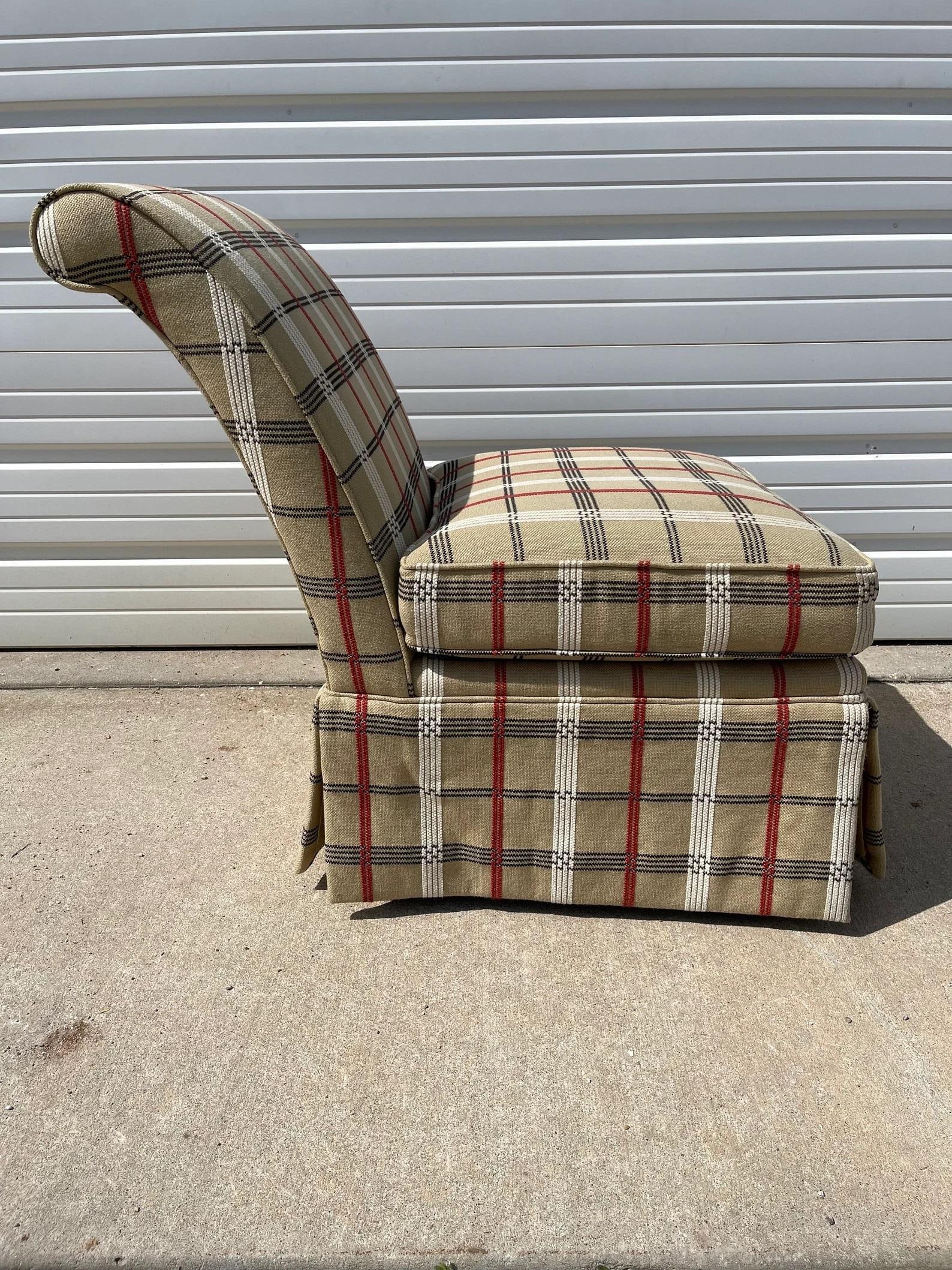 Late 20th Century Wesley Hall Vintage Lounge Armchair Barrel Back Accent Chair Mid Century - 8