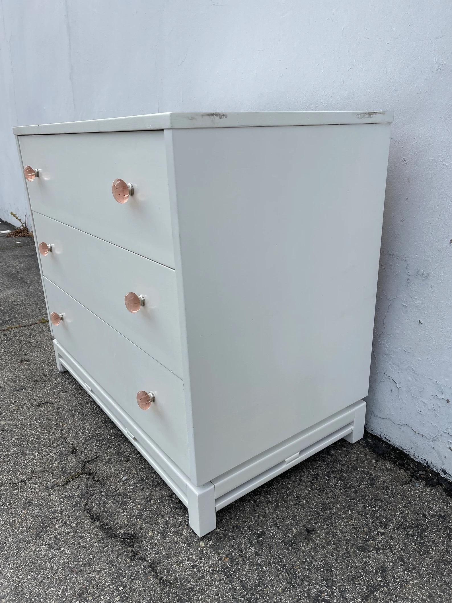 Vintage Kent Coffey Simplex Bachelor Chest Dresser Nightstand Storage - 4