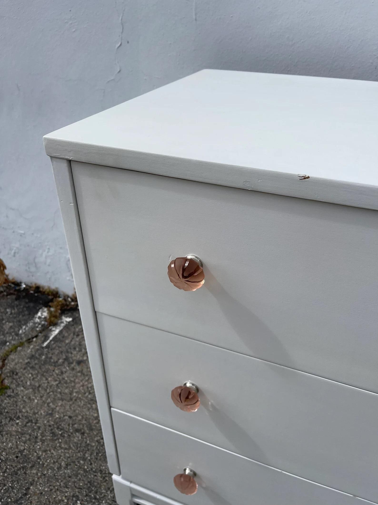 Vintage Kent Coffey Simplex Bachelor Chest Dresser Nightstand Storage - 9