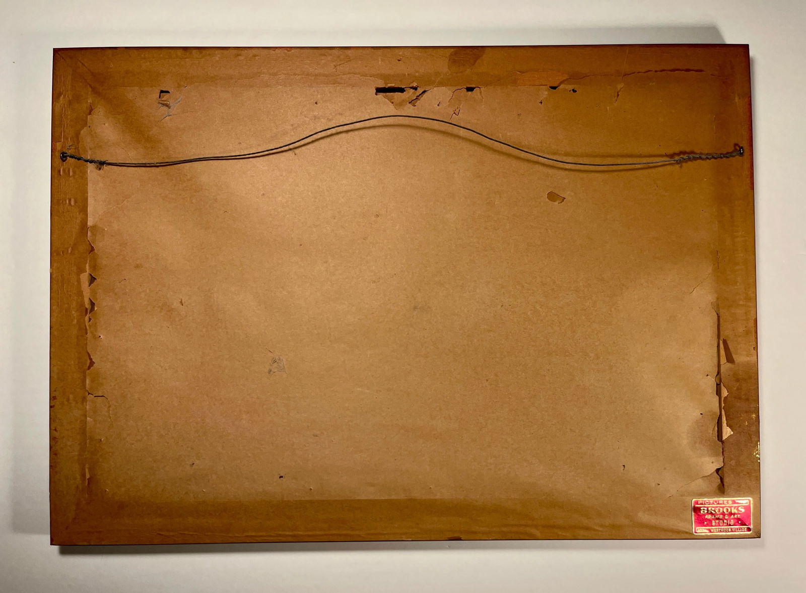 1932 Original Oil on Board Forest Landscape Painting Framed & Signed - 7