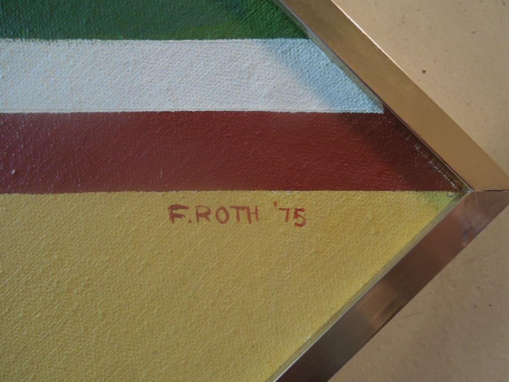 1975 Frank Roth Abstract Pop Art Painting - 2