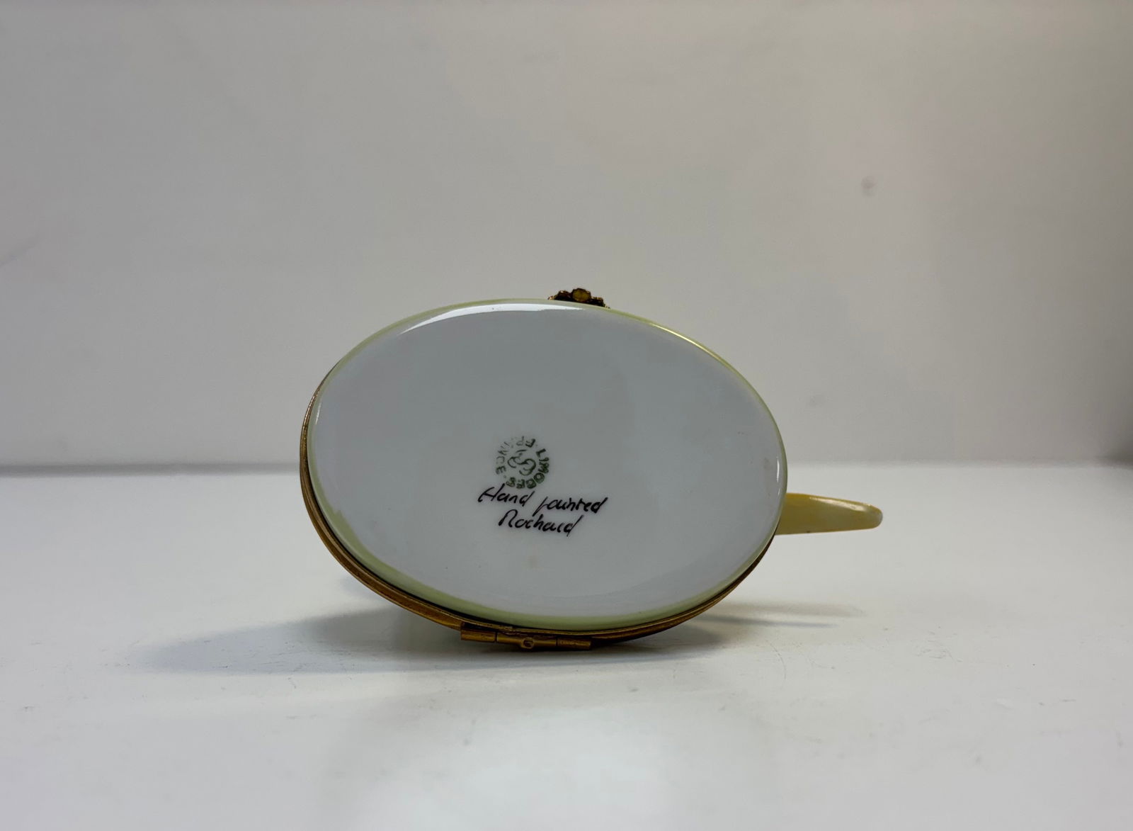 Vintage Limoges Hand-Painted Pheasant Trinket Box - 9