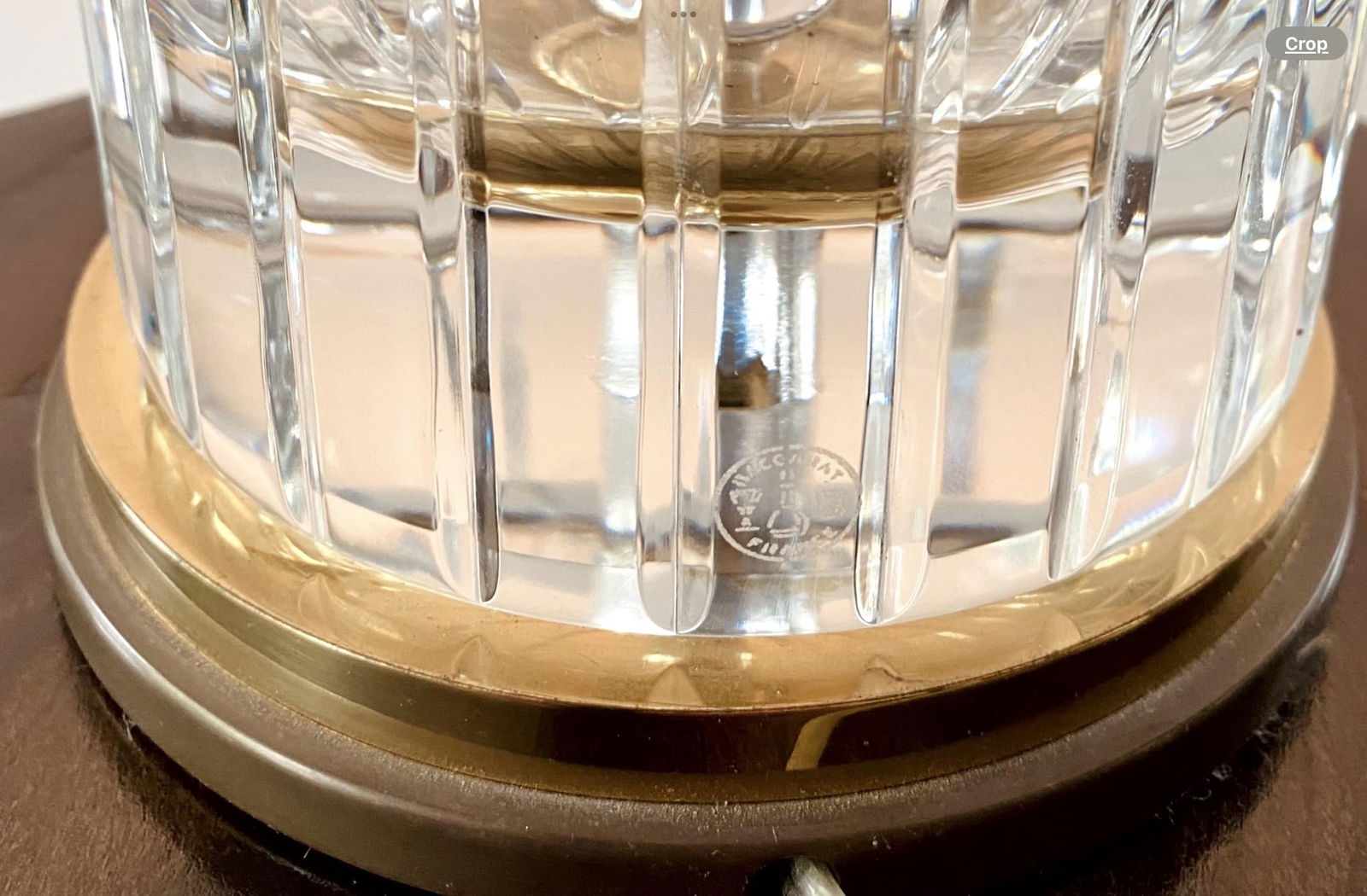 Baccarat Cut Crystal Table Lamp - 3