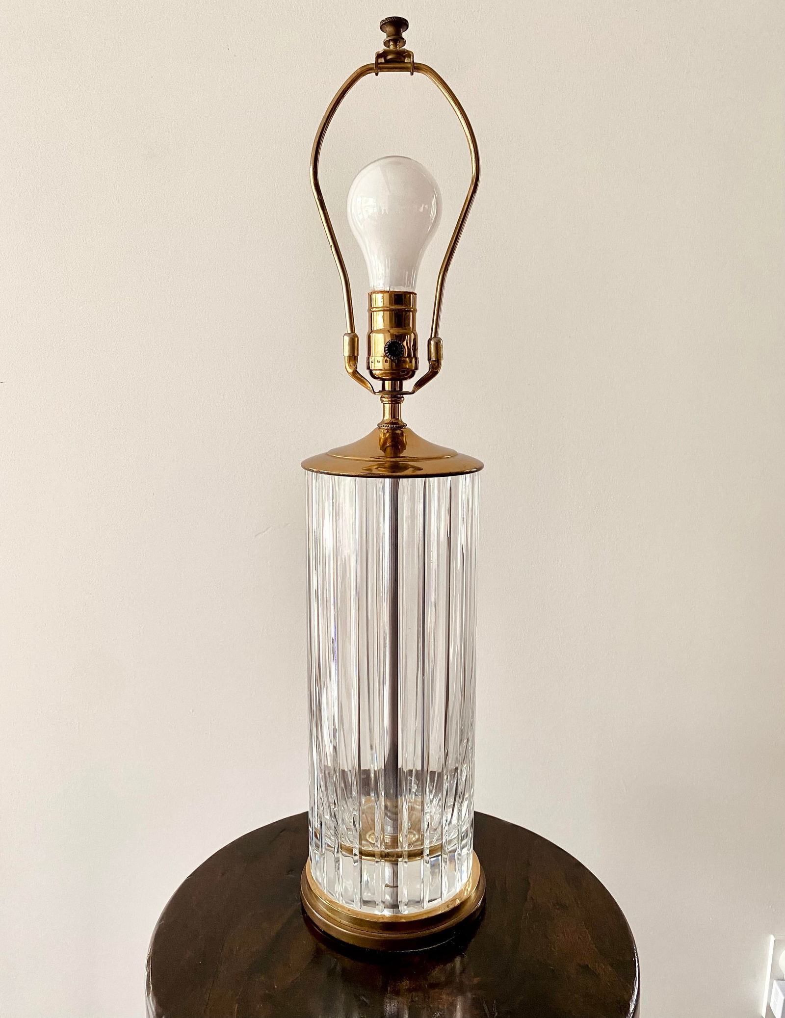 Baccarat Cut Crystal Table Lamp - 8