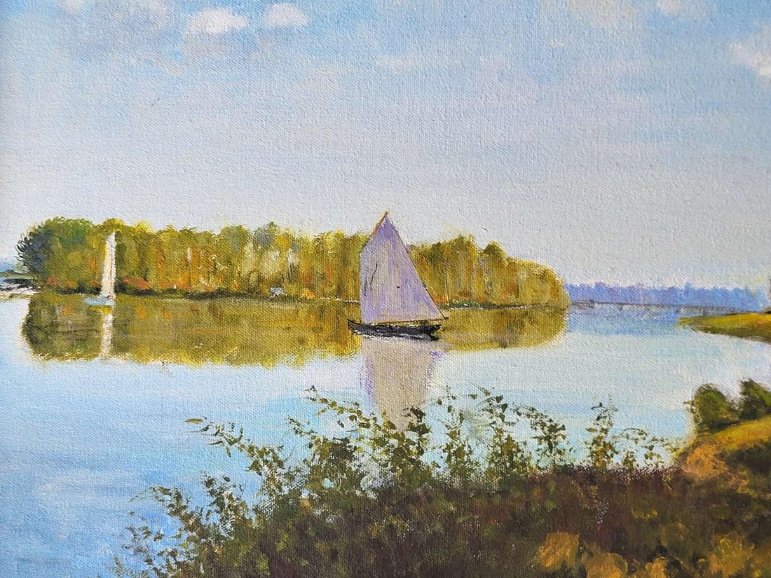 Painting After Monet by Tom King, Framed - 3