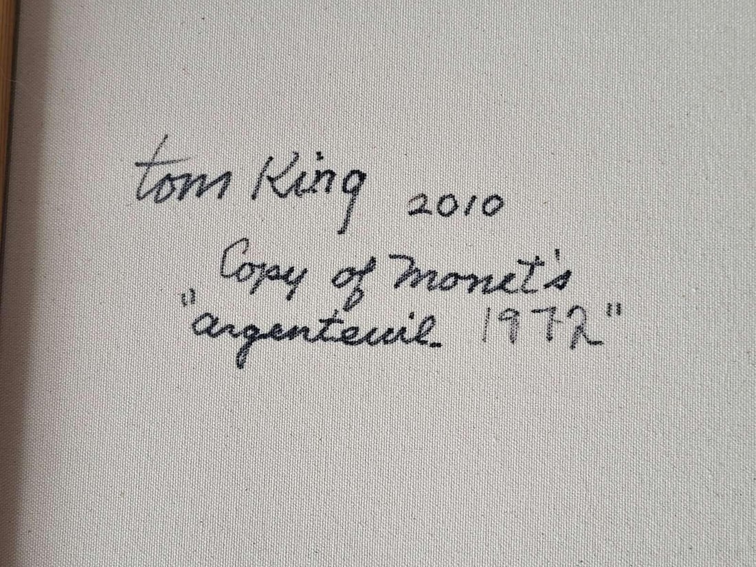 Painting After Monet by Tom King, Framed - 9