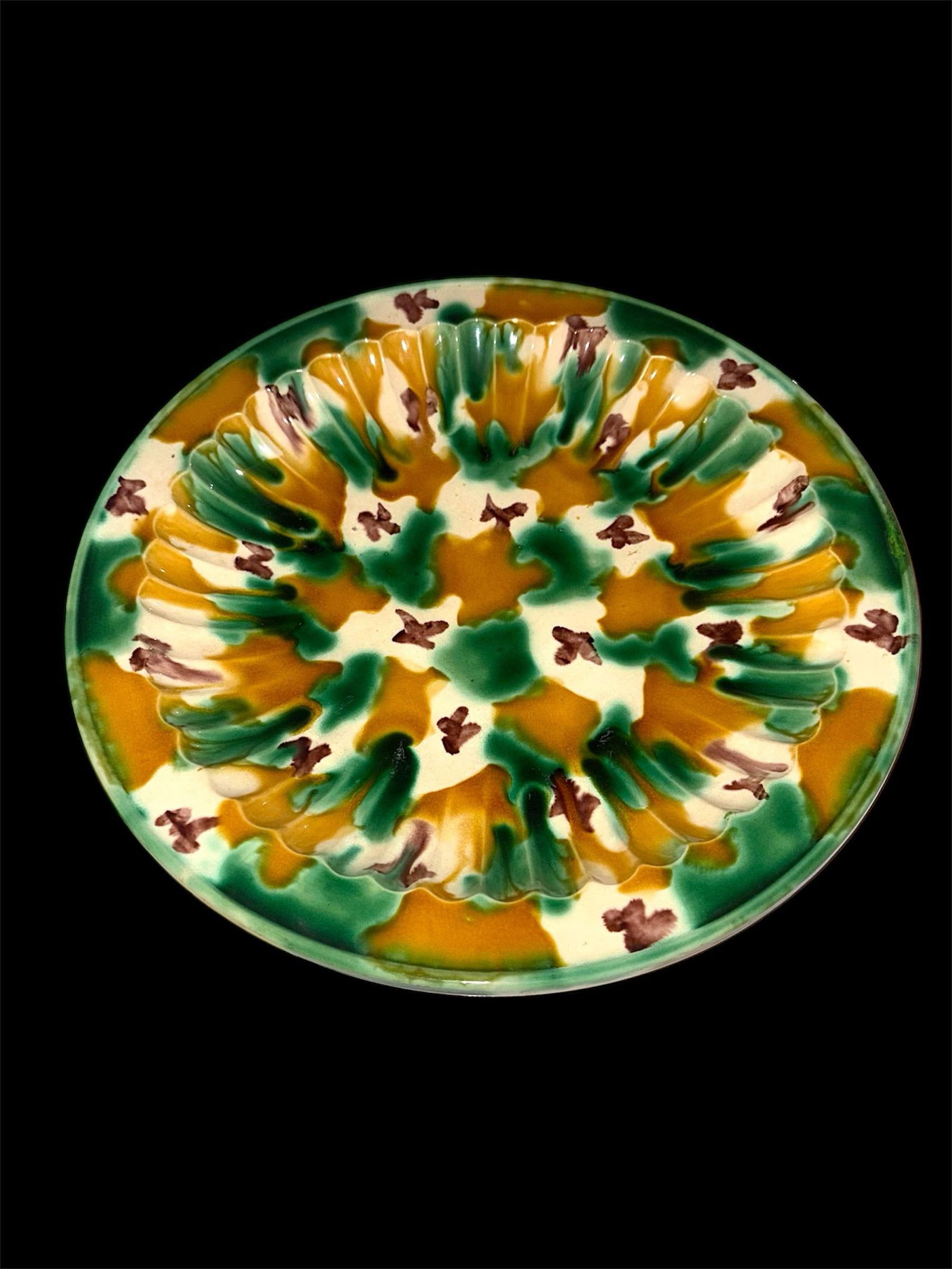 19th Century Sancai Glaze Plate - 2