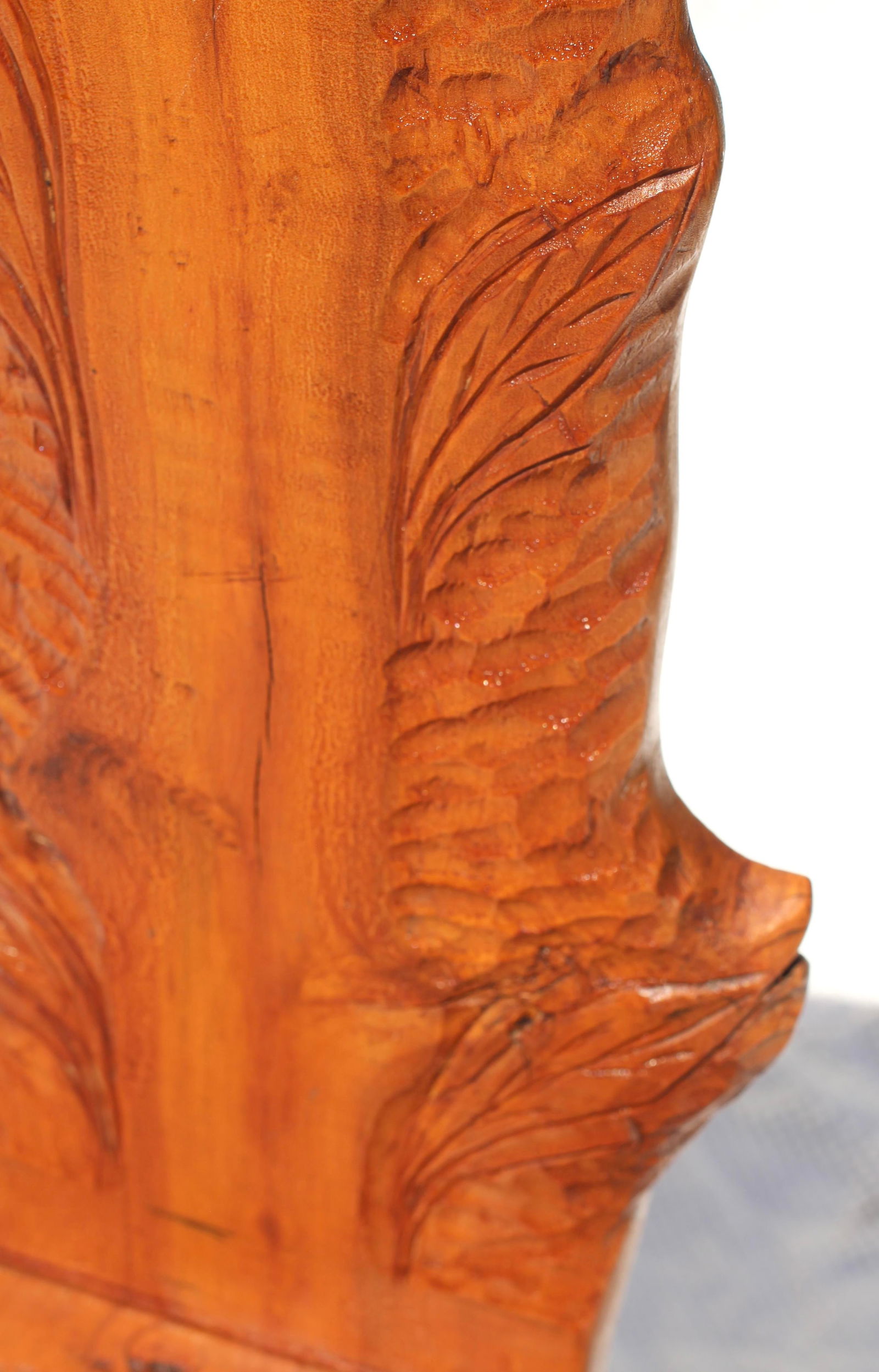 1930s Carved Folk Art Chair - 2