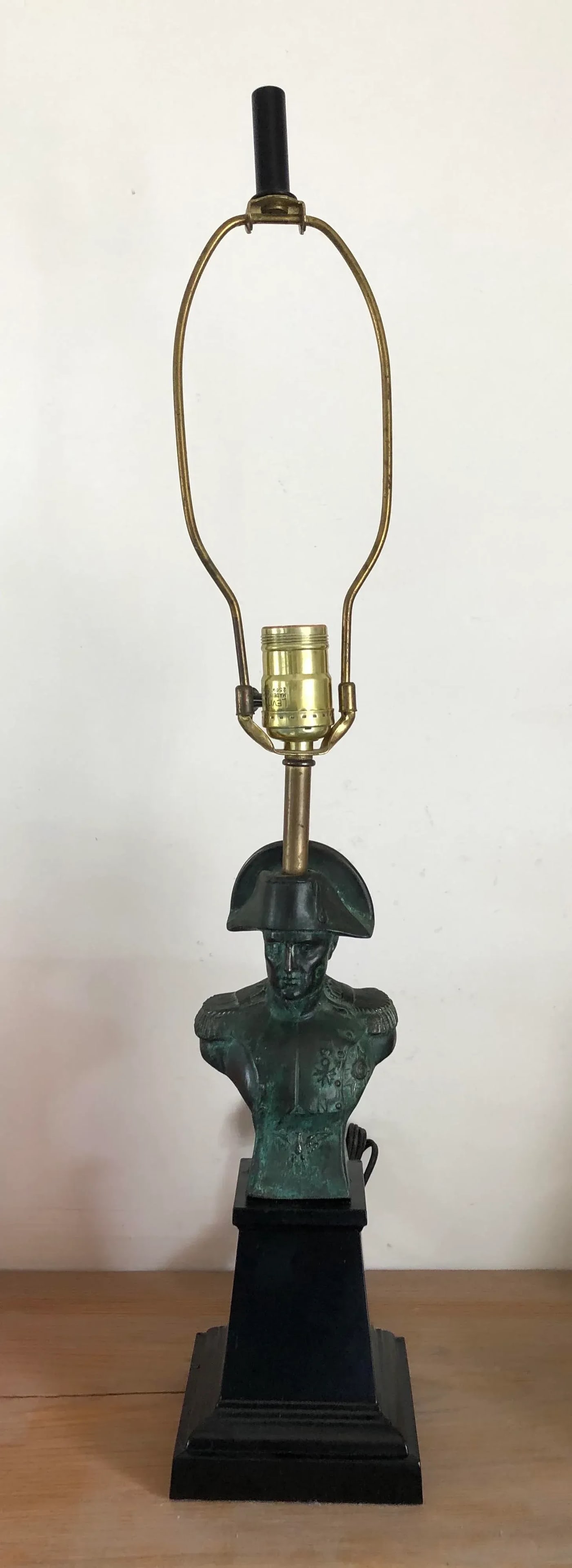 Bronze Bust of Napoleon Small Lamp Made in Italy - 12
