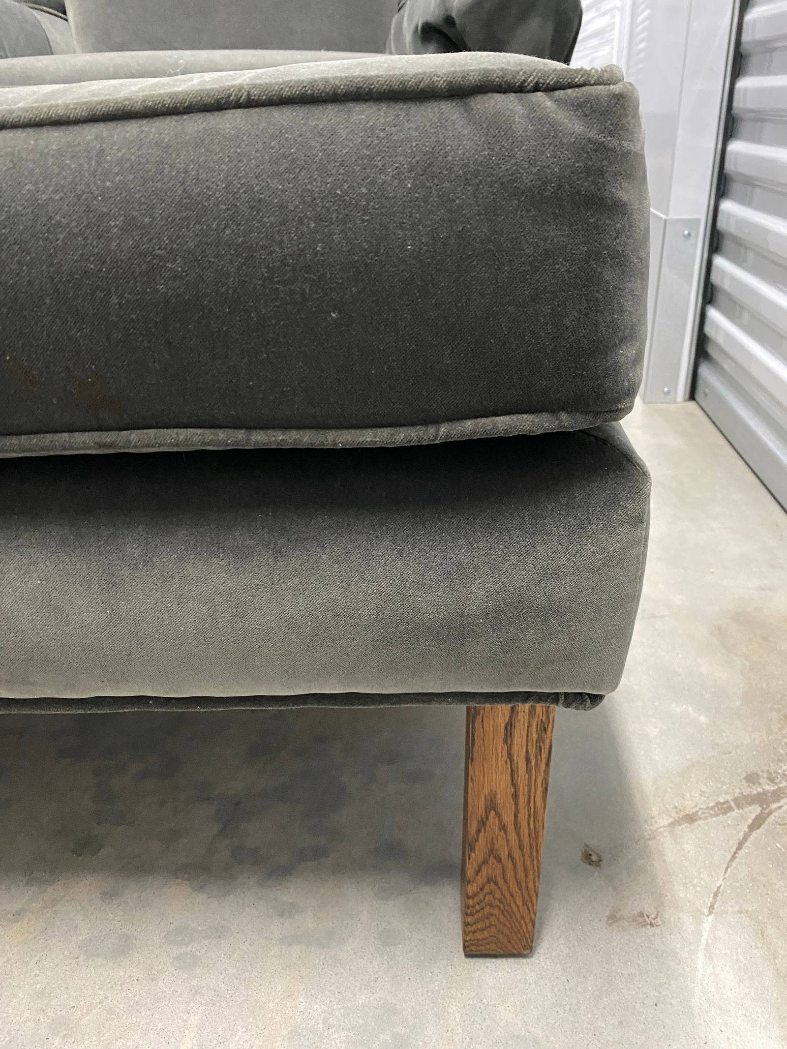 Newly Upholstered Highland House Chippendale Wing Chair and Ottoman - 7