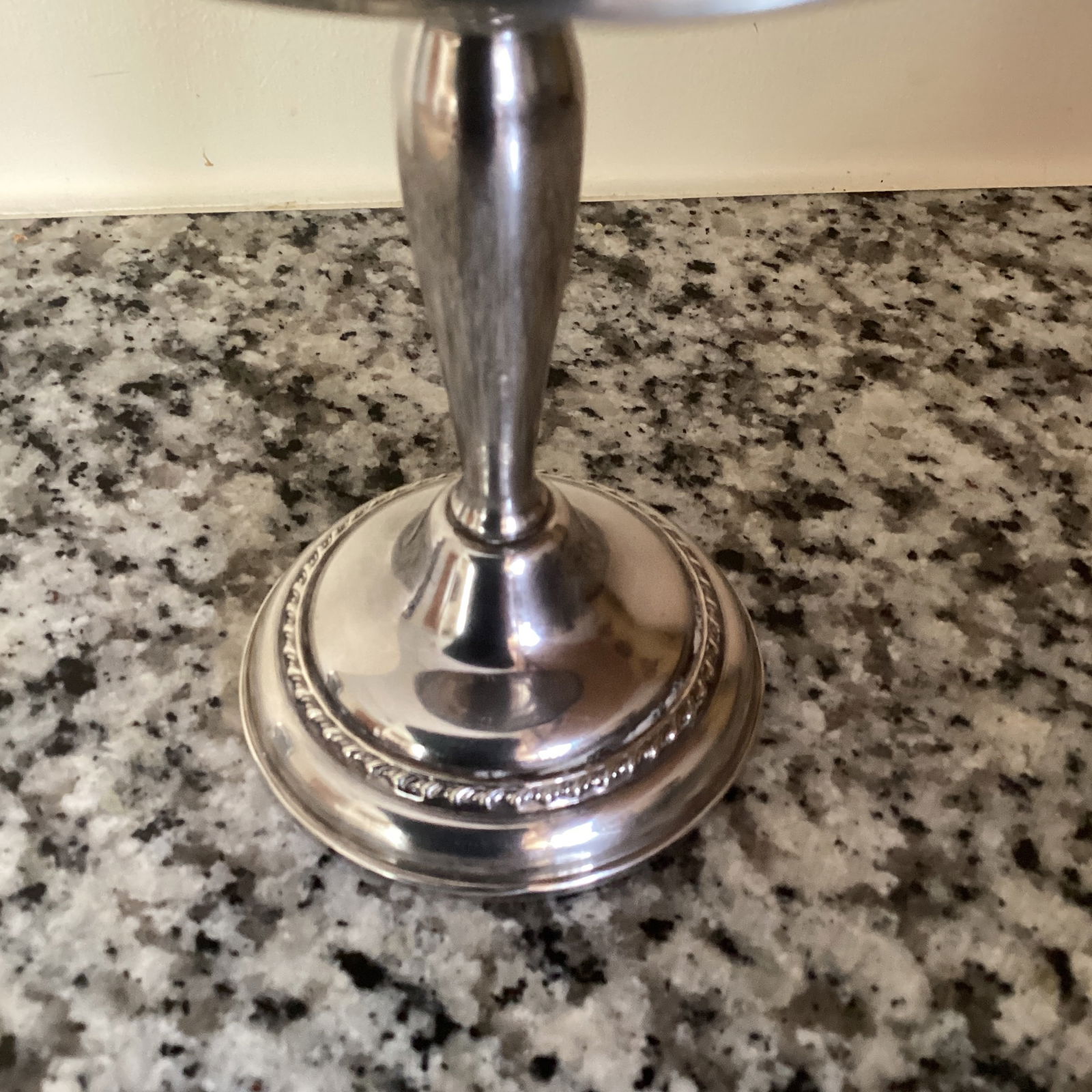 Vintage Wallace Rose Point Sterling Silver Footed Compote Dish Weighted and Reinforced #4793 - 4