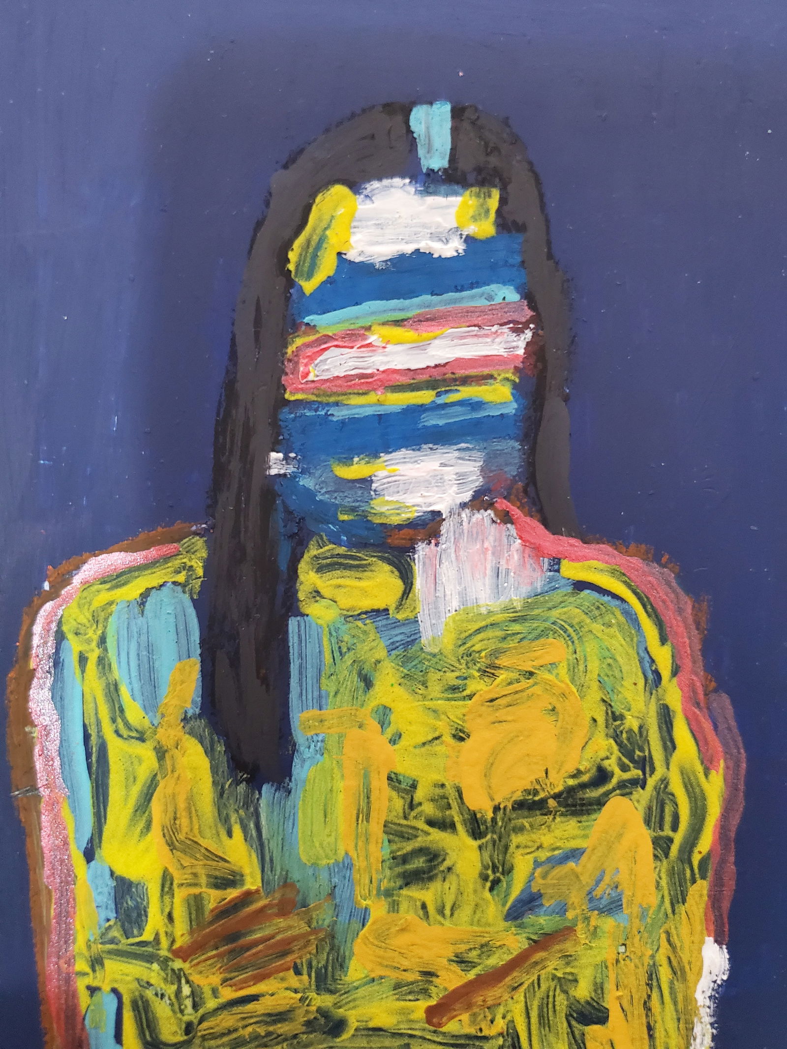 Eyewitness No. 4 (The Artist), Eye Witnesses ( no.2), Original Painting by Andre Pace - 2