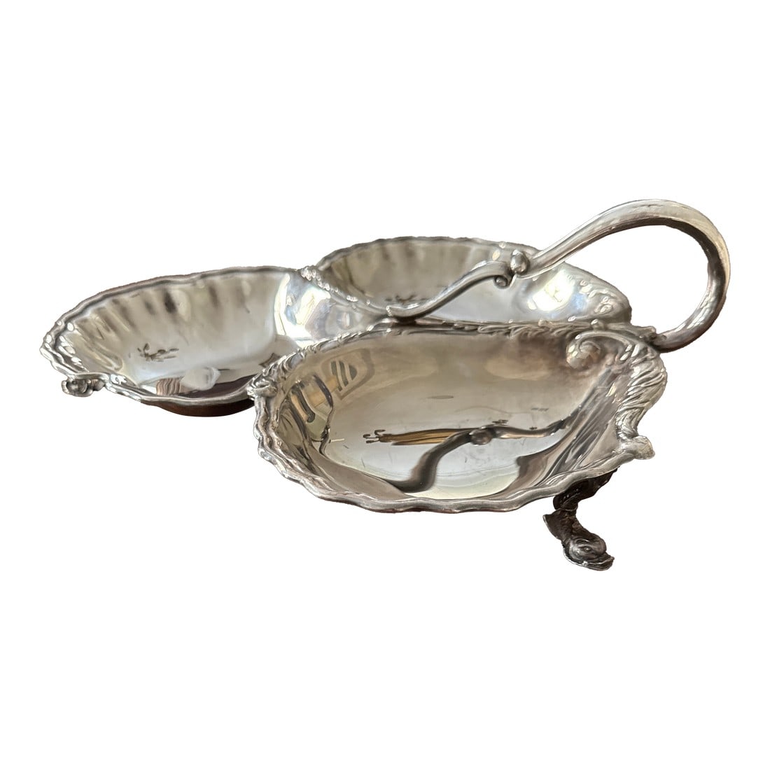 Mid 19th Century Victorian Silverplated Serving Dish (1 of 5)