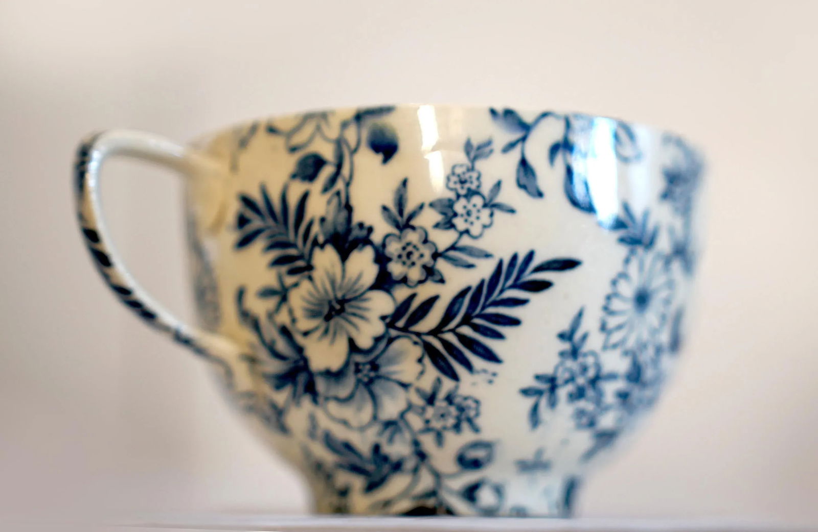 19th Century Johnson Brothers 40 Pieces Blue and White Victorian Chintz - 7