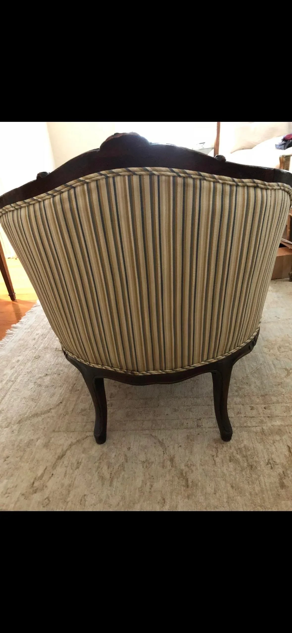 Mid 20th Century French Louis XV Style Chaise Lounge - 7