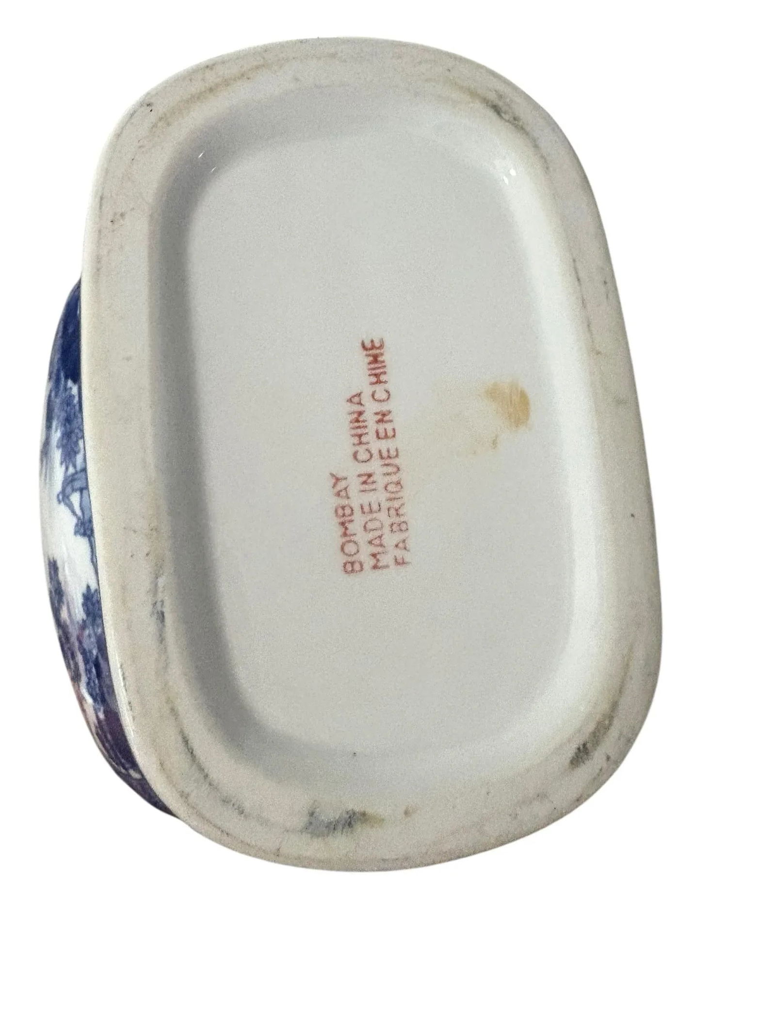 Vintage Palm Beach Regency Chinoiserie Blue & White Porcelain Asian Vase - 9