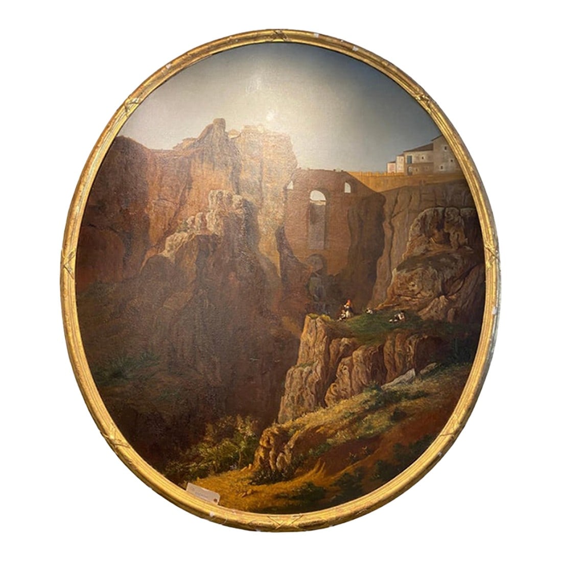 Manuel Criado Y Baca 1839-1899 Paso De Los Gaitanes Malaga, Spain Canvas: Description: Manuel Criado y Baca 1839-1899 Paso de los Gaitanes Malaga, Spain oil on canvas 1861; signed and dated lower left Provenance: Marquis of Salamanca Collection; Private Collection, Beverly