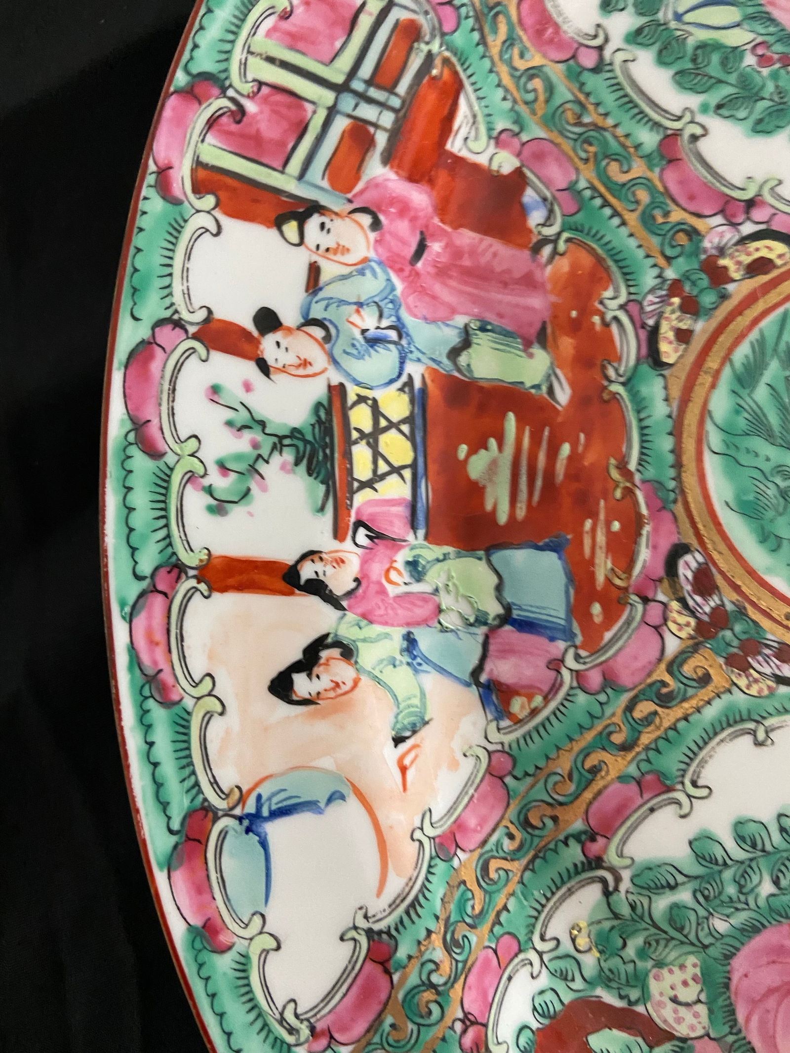 Antique Famille Rose Platter - 3