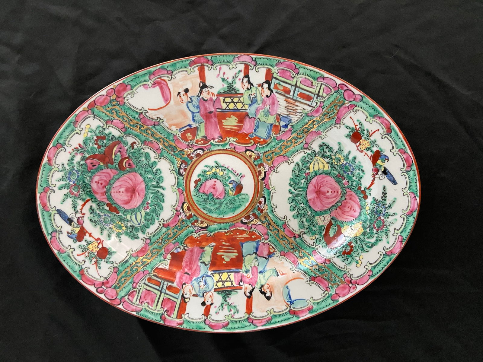 Antique Famille Rose Platter - 9