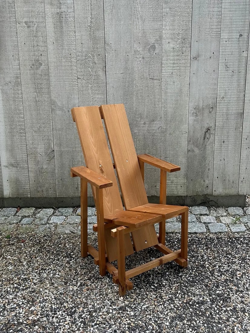 Gerrit Rietveld Inspired Children's Chair - 4