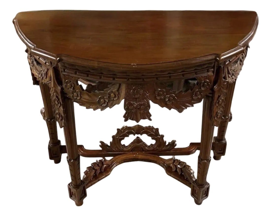 Early 20th Century Louis XVI Style Mahogany Console Table (1 of 8)