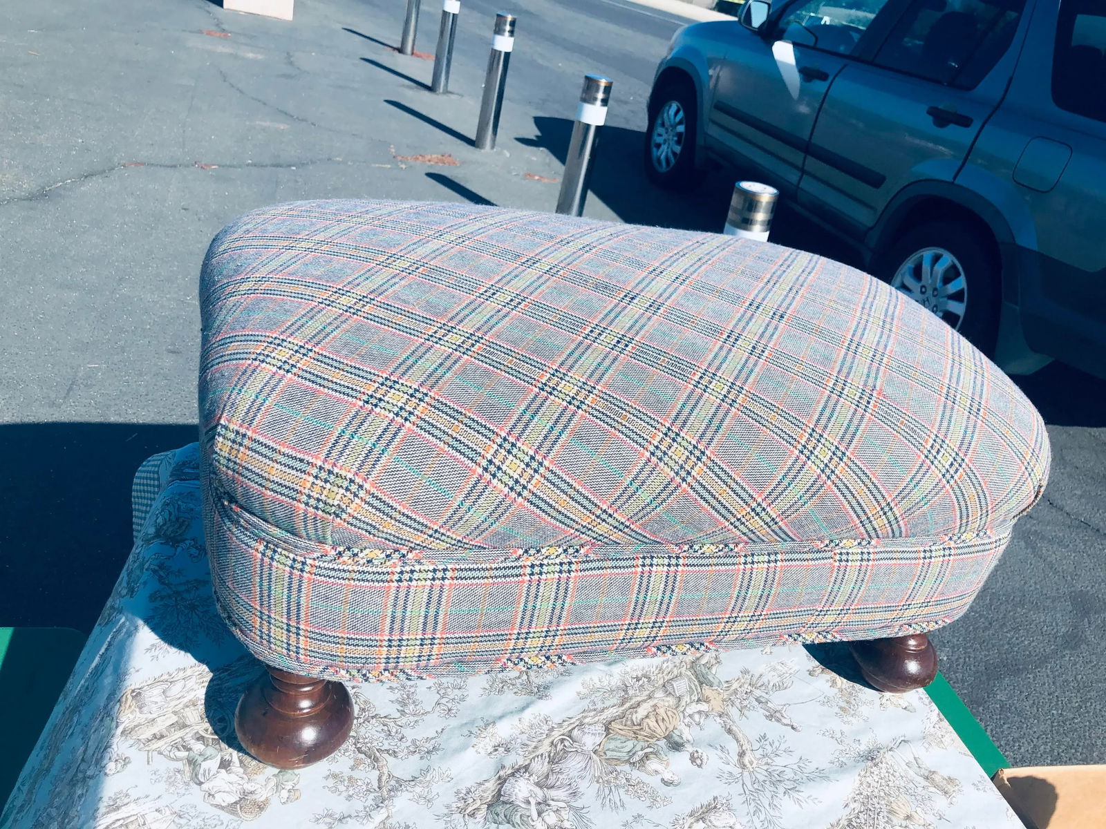 18th Century English Stool With Turned Legs - 4