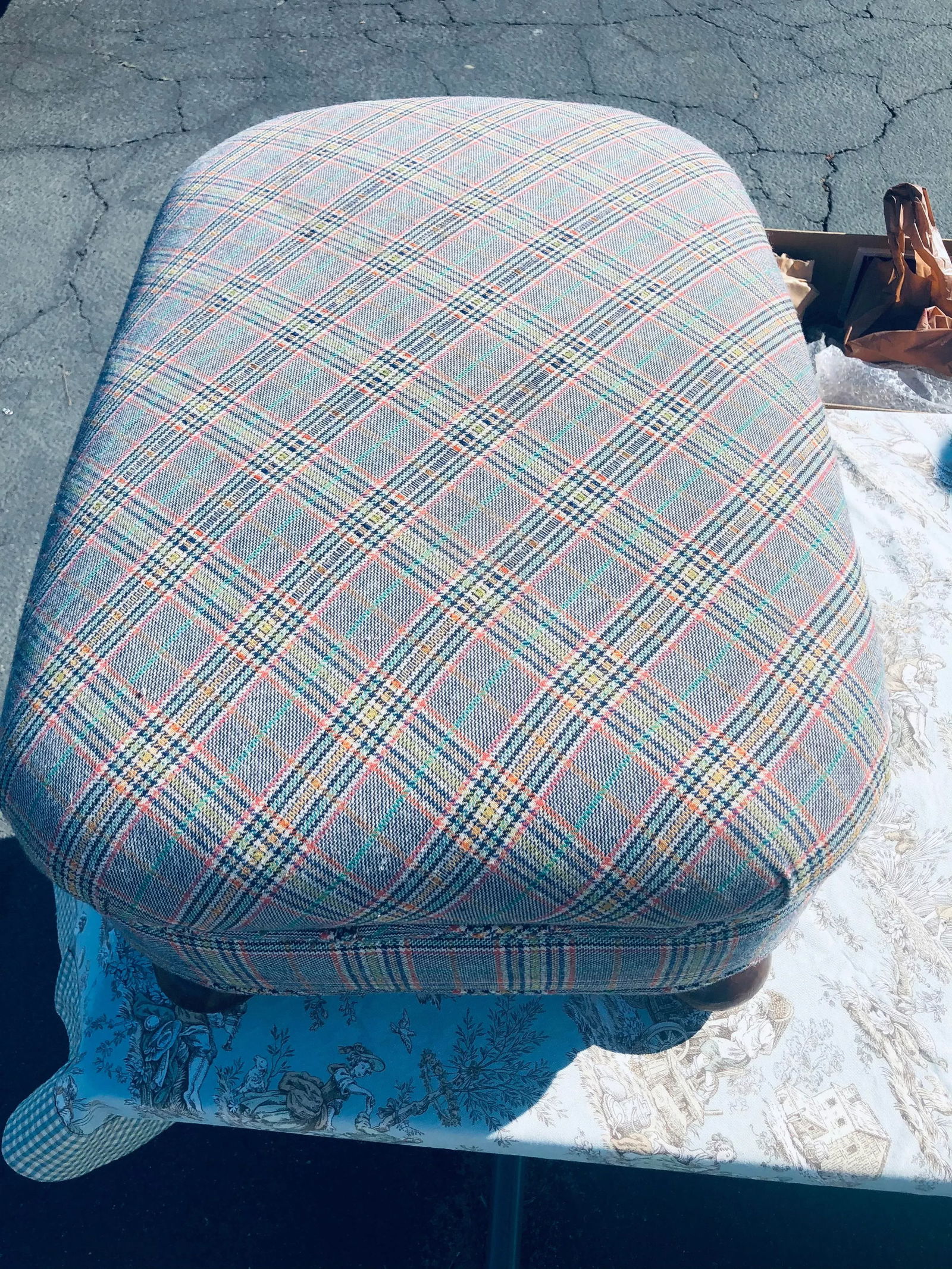 18th Century English Stool With Turned Legs - 5
