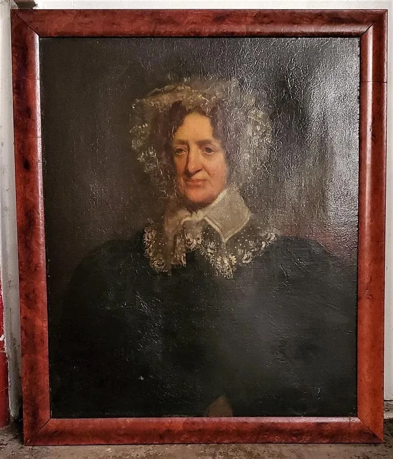 19c Portrait of an Elderly Lady in the Style of Jacob Eichholtz - 4