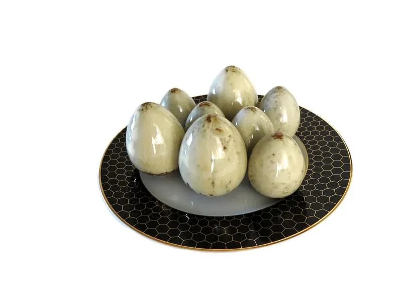 Artisan Studio Made Pottery Easter Eggs - Set of 8 - 11