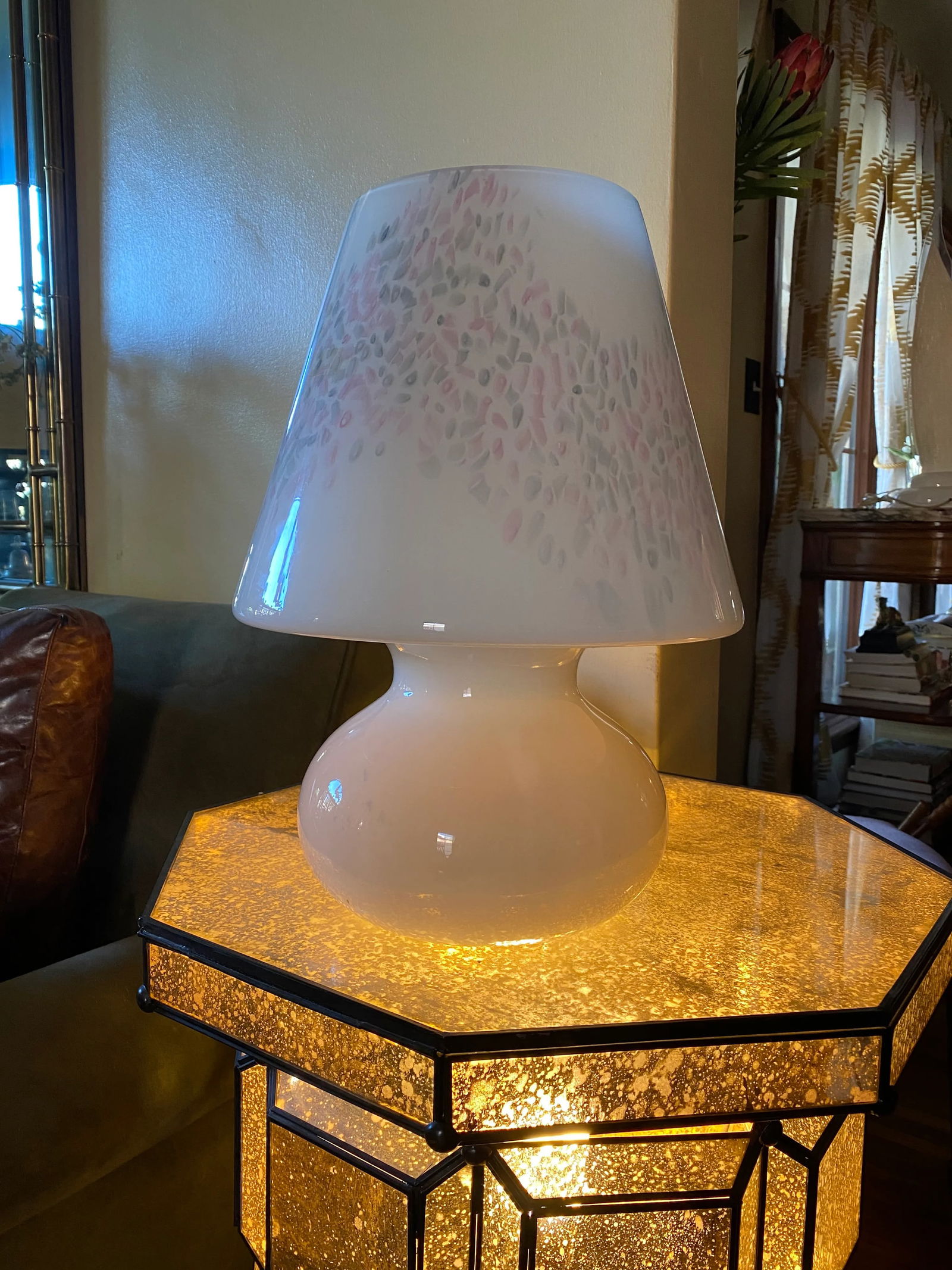 1980s Murano Glass Mushroom Lamp by Funfetti - 4