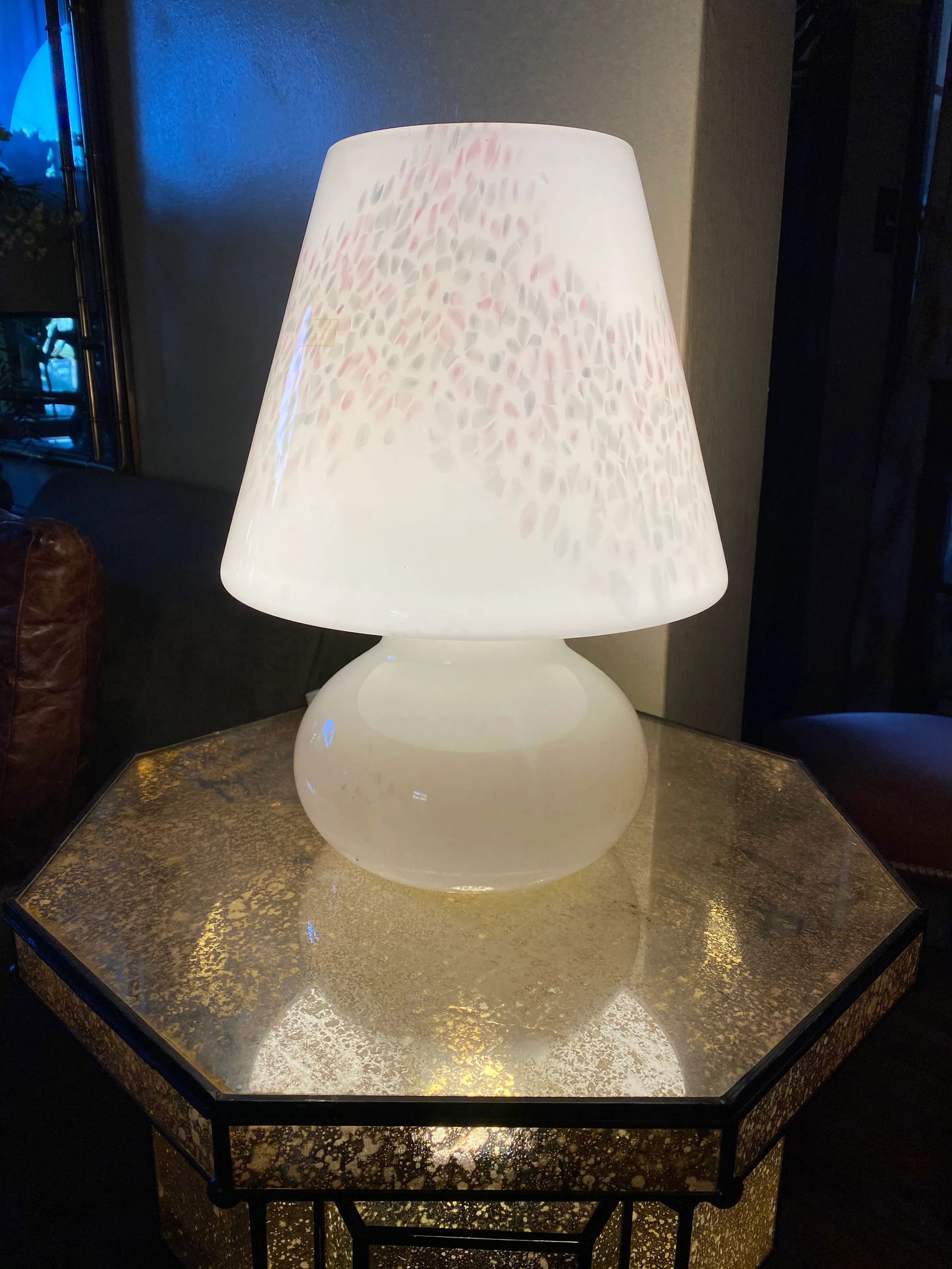 1980s Murano Glass Mushroom Lamp by Funfetti - 7