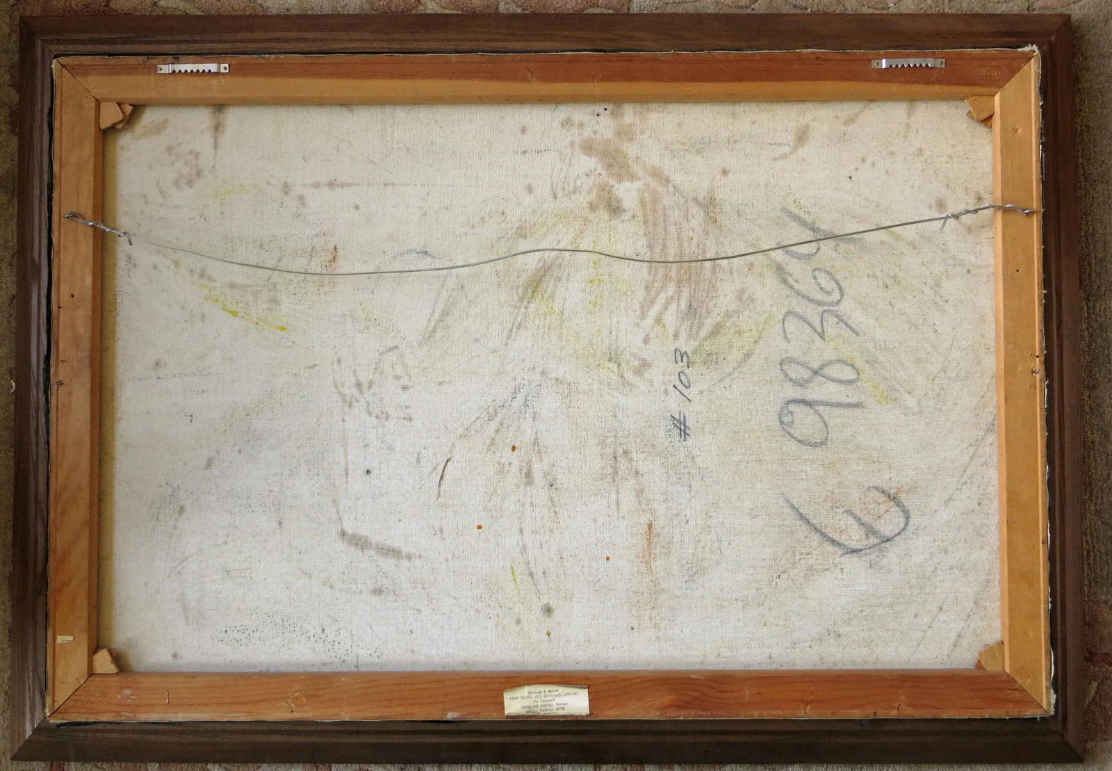 1960s "Fisherfolk" Maritime Oil Painting by Moshe Katz, Framed - 7