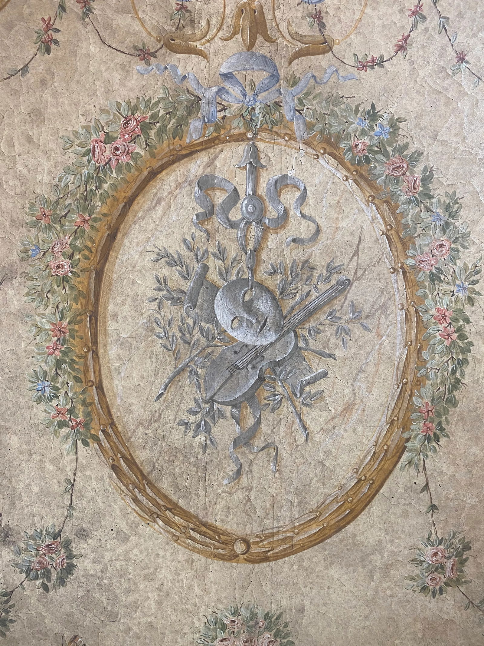 19th C Italian Florentine Oil on Canvas Painting - 3