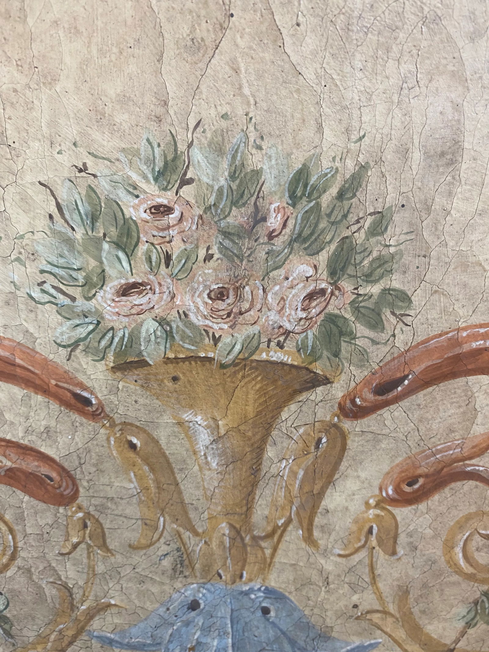 19th C Italian Florentine Oil on Canvas Painting - 8