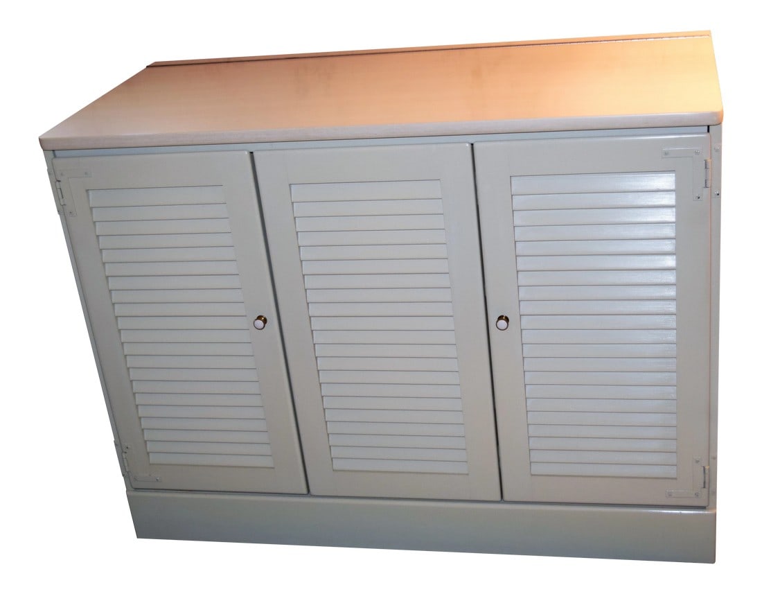 Ethan Allen White Media Cabinet Storage Cabinet (1 of 10)