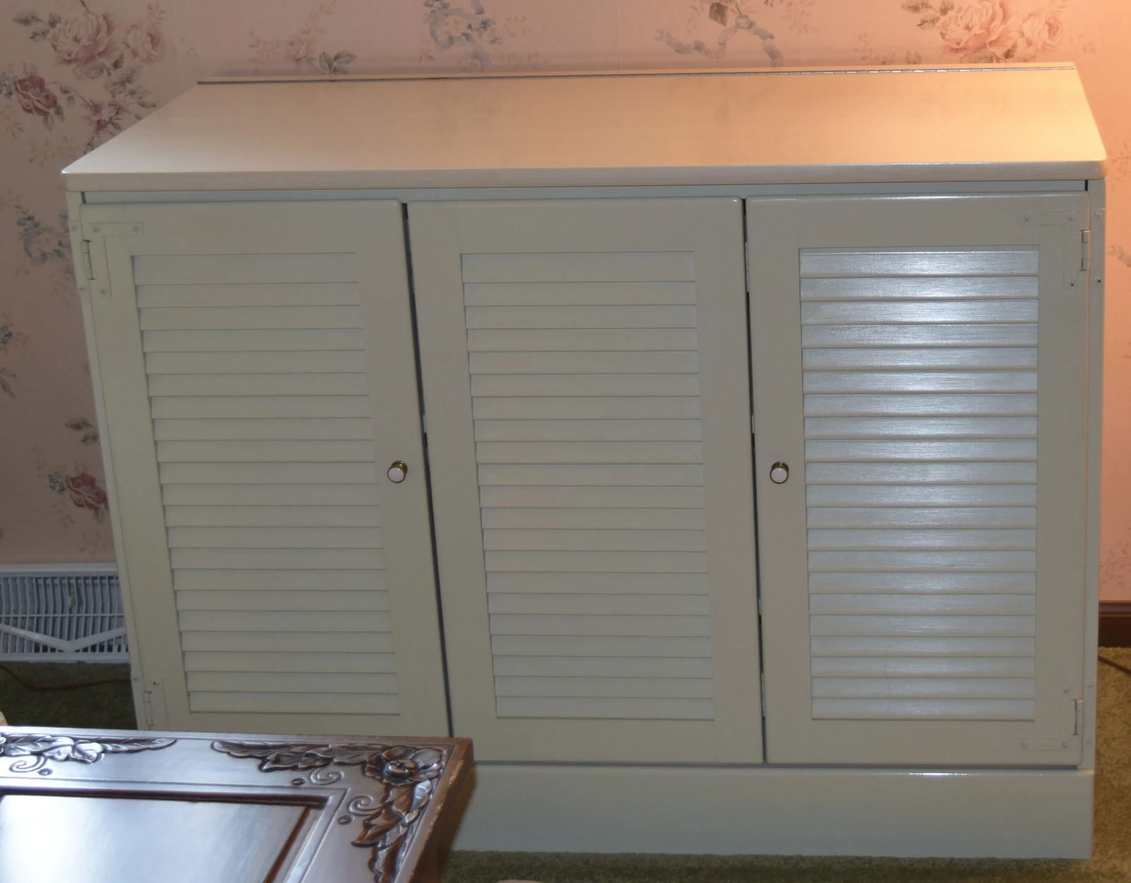 Ethan Allen White Media Cabinet Storage Cabinet - 2