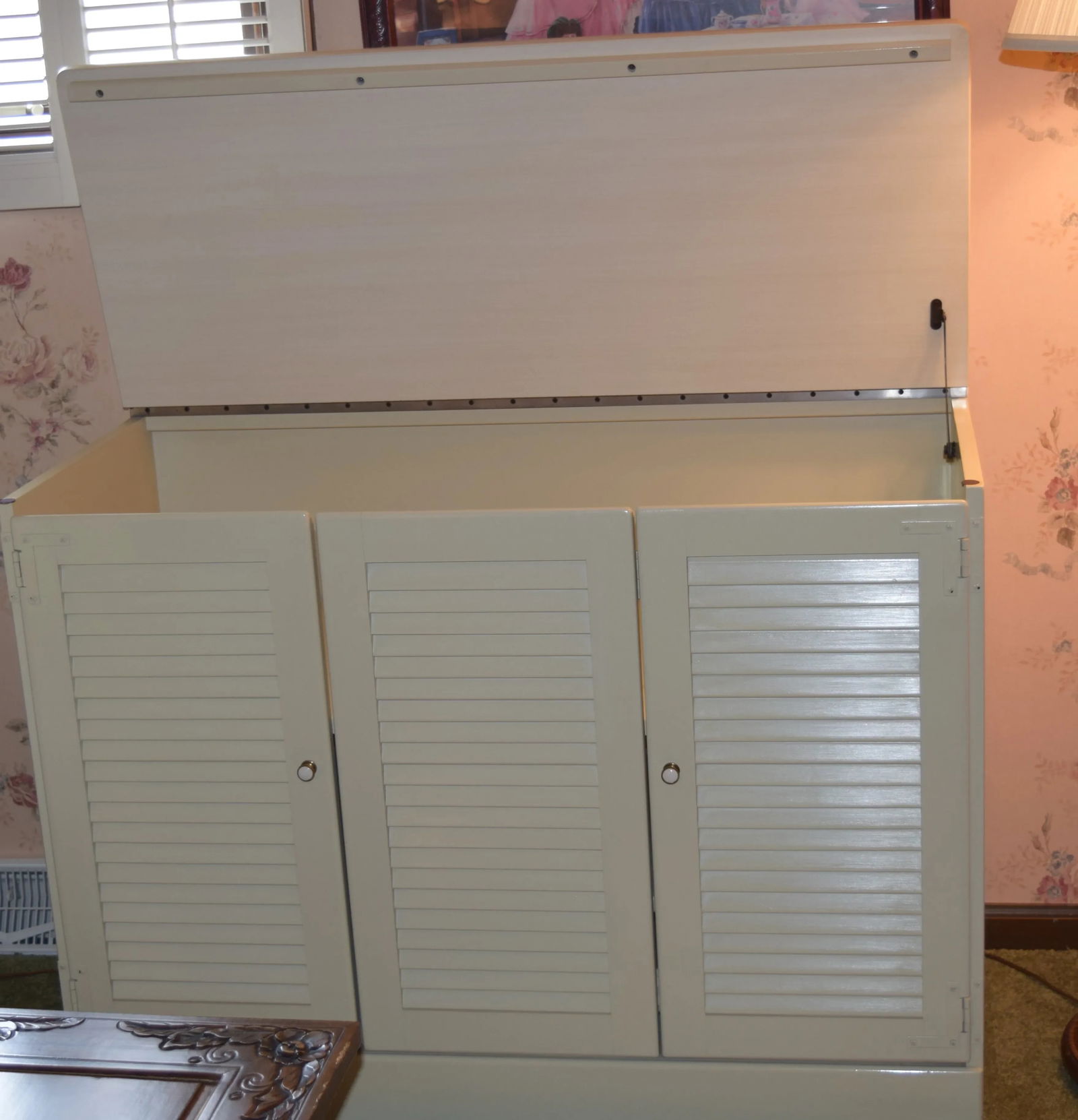 Ethan Allen White Media Cabinet Storage Cabinet - 5