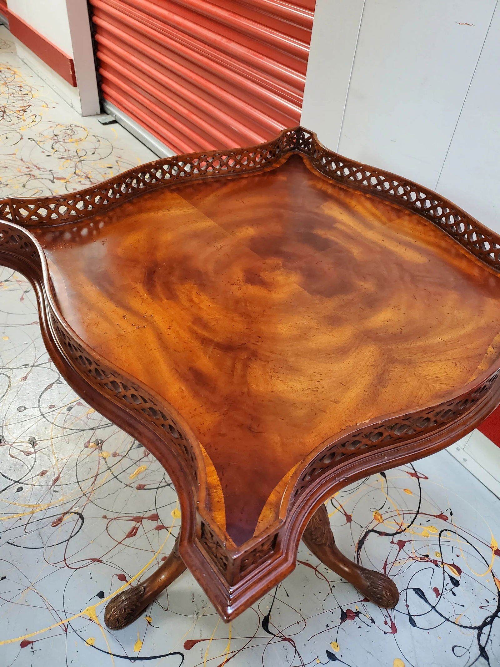 Maitland Smith Hand-Made Tilt Top Table - 12