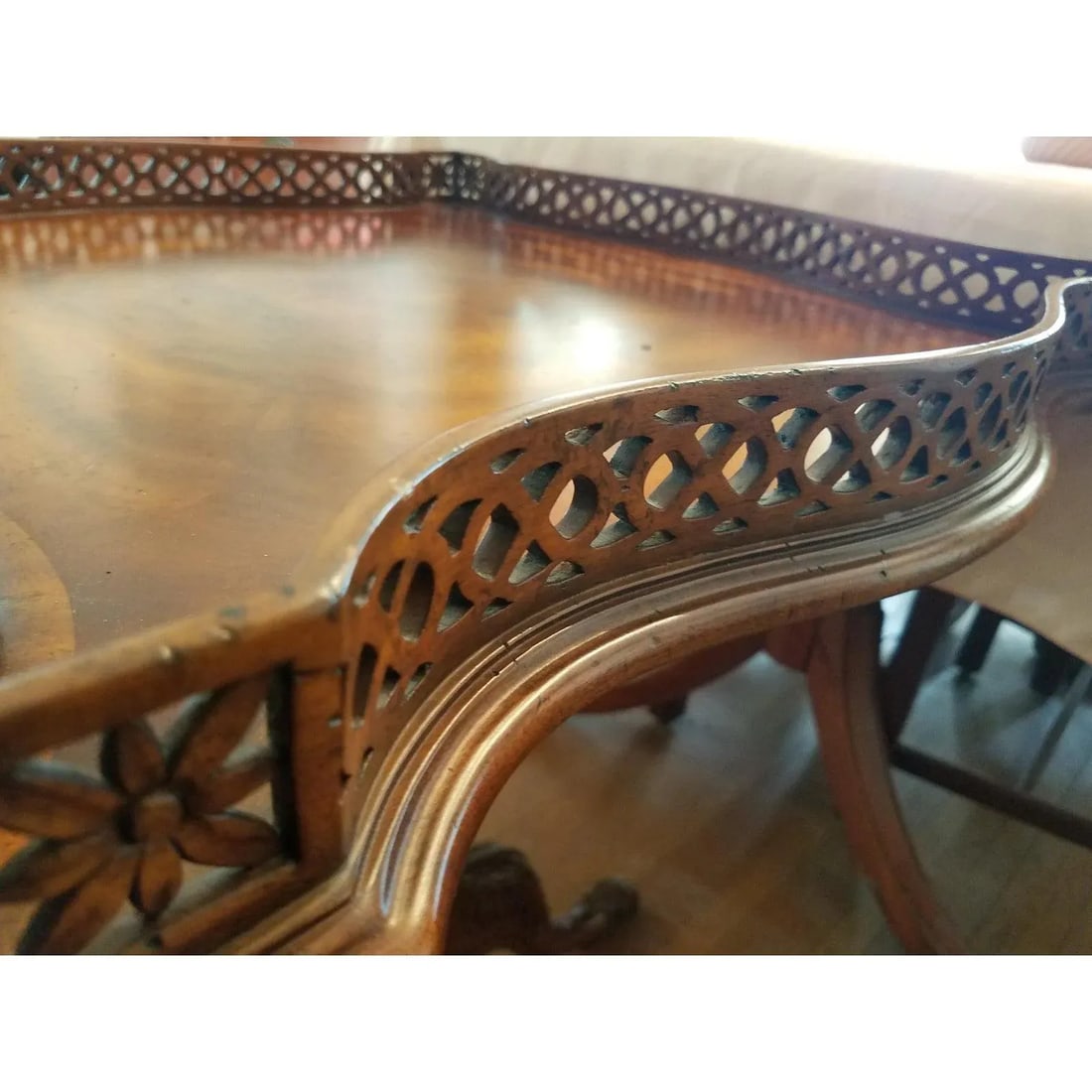 Maitland Smith Hand-Made Tilt Top Table - 2