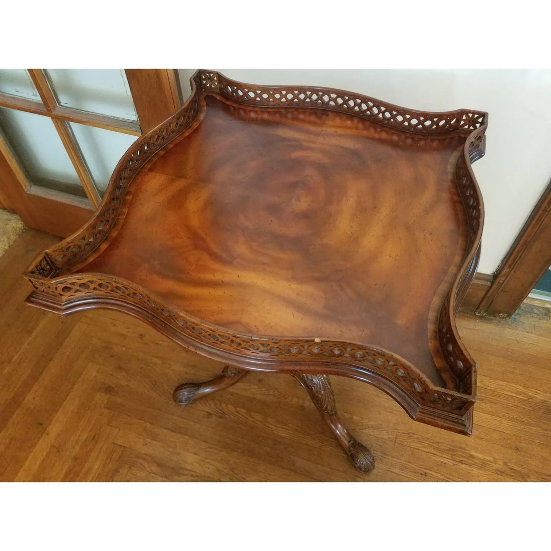 Maitland Smith Hand-Made Tilt Top Table - 5