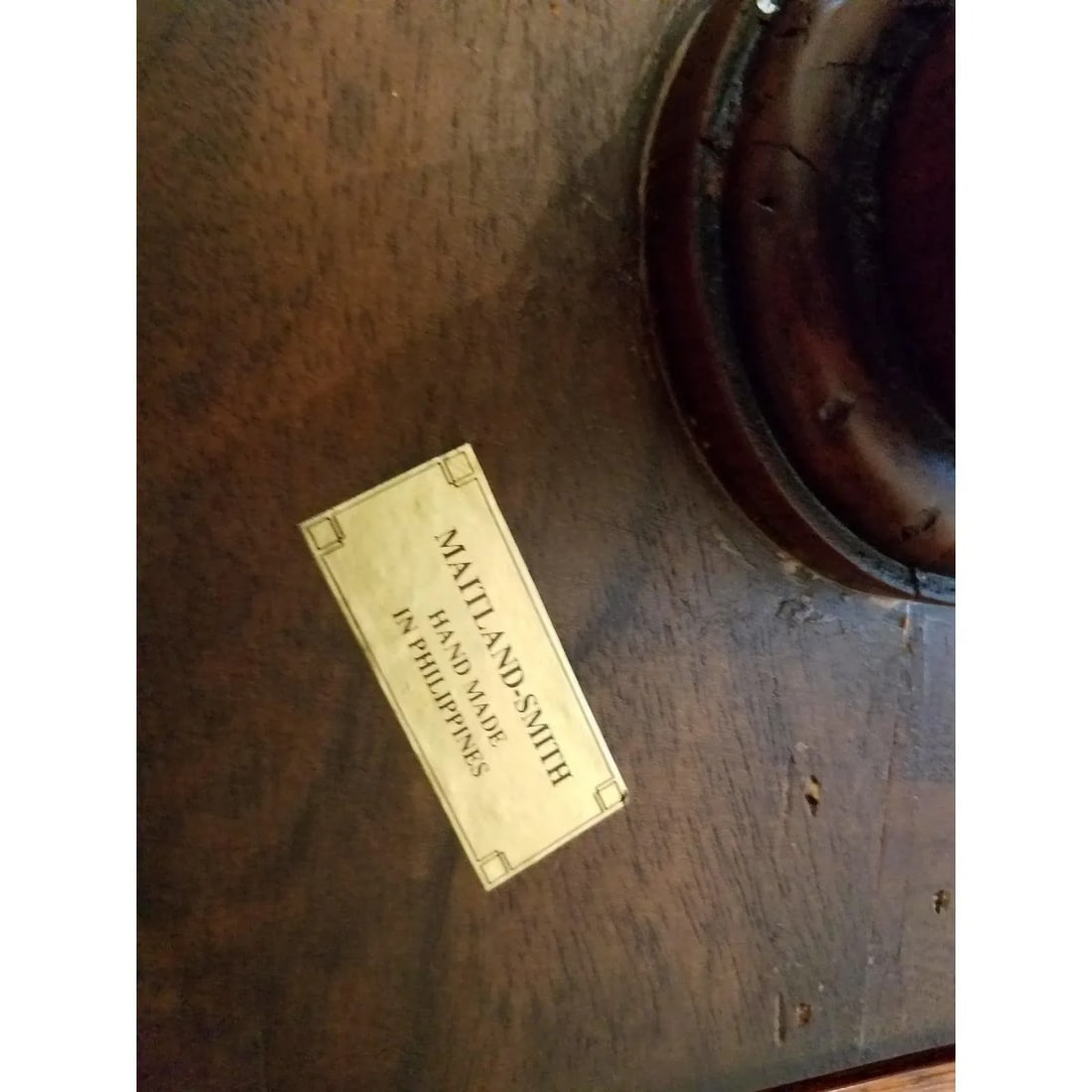 Maitland Smith Hand-Made Tilt Top Table - 6