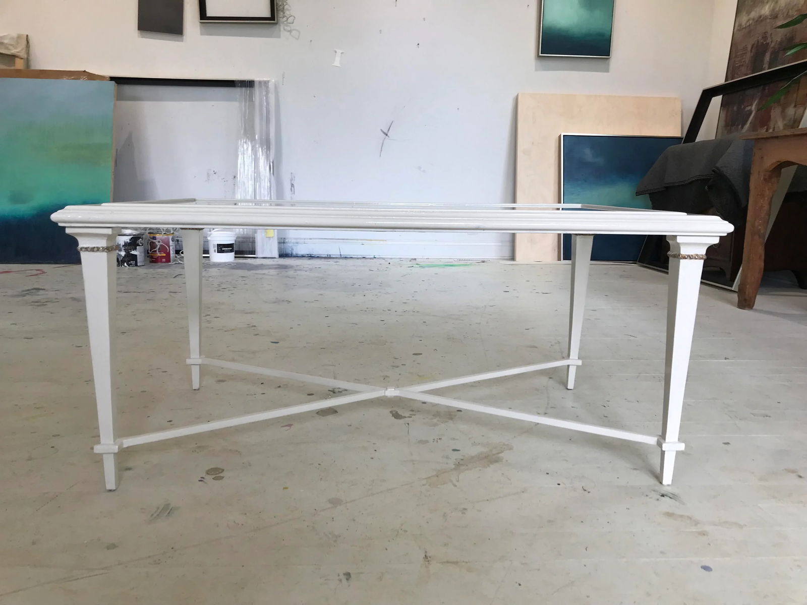 Neoclassical Style Coffee Table by Scully & Scully - 4