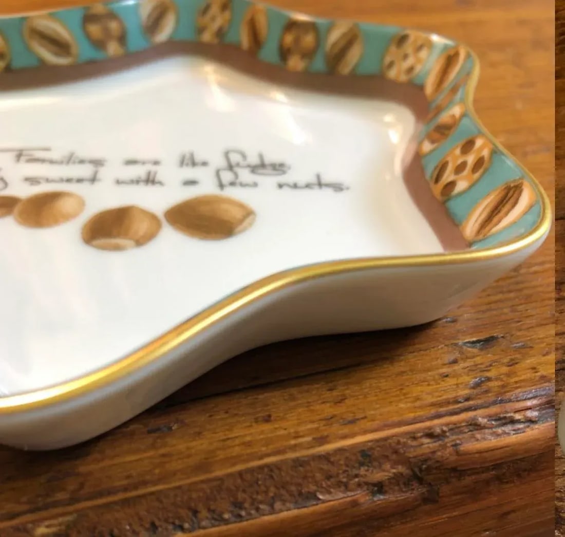 Vintage Mottahedeh Ceramic Trinket Dish - 3