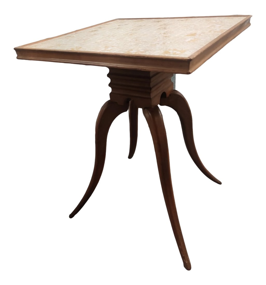 Paul Frankl Sabre Leg Mosaic Tile Top Table (1 of 8)