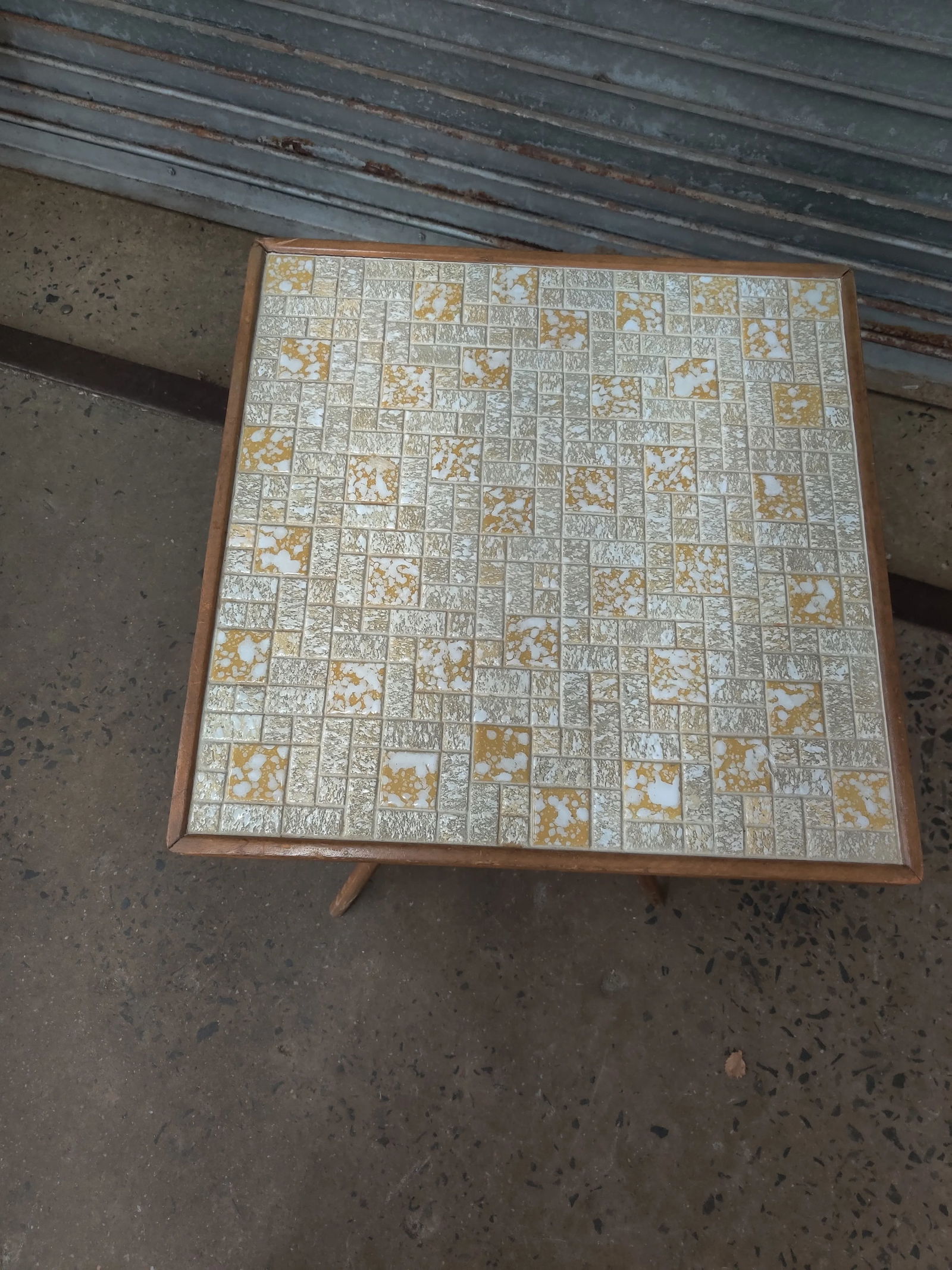 Paul Frankl Sabre Leg Mosaic Tile Top Table - 7