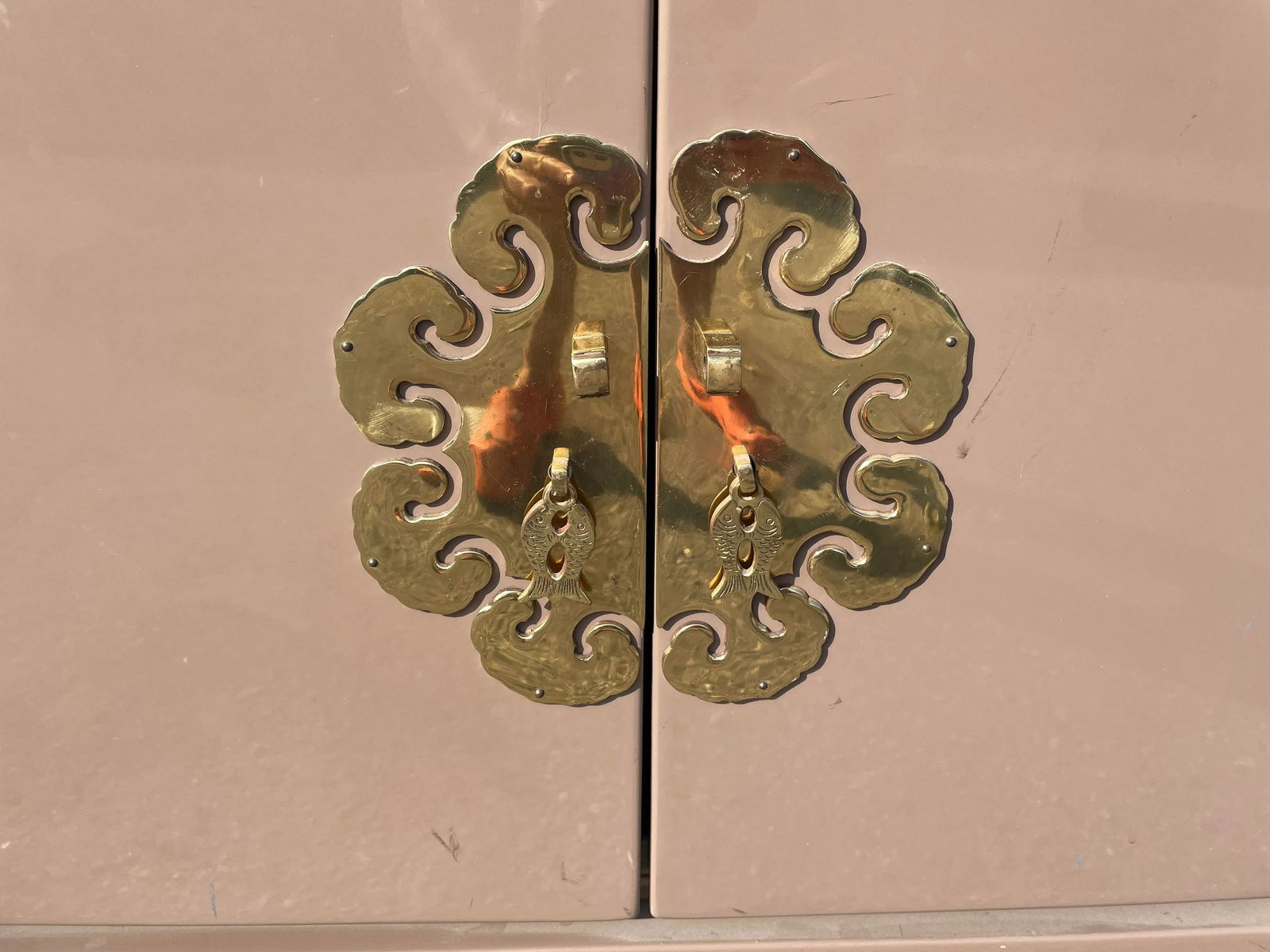 James Mont Asian Chinoiserie Lacquered Cabinet - 4