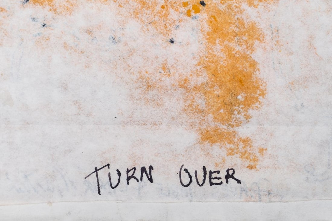 Graves Table & Chair Contemporary Surrealist Style Figurative Gouache Painting by James Martin - 7