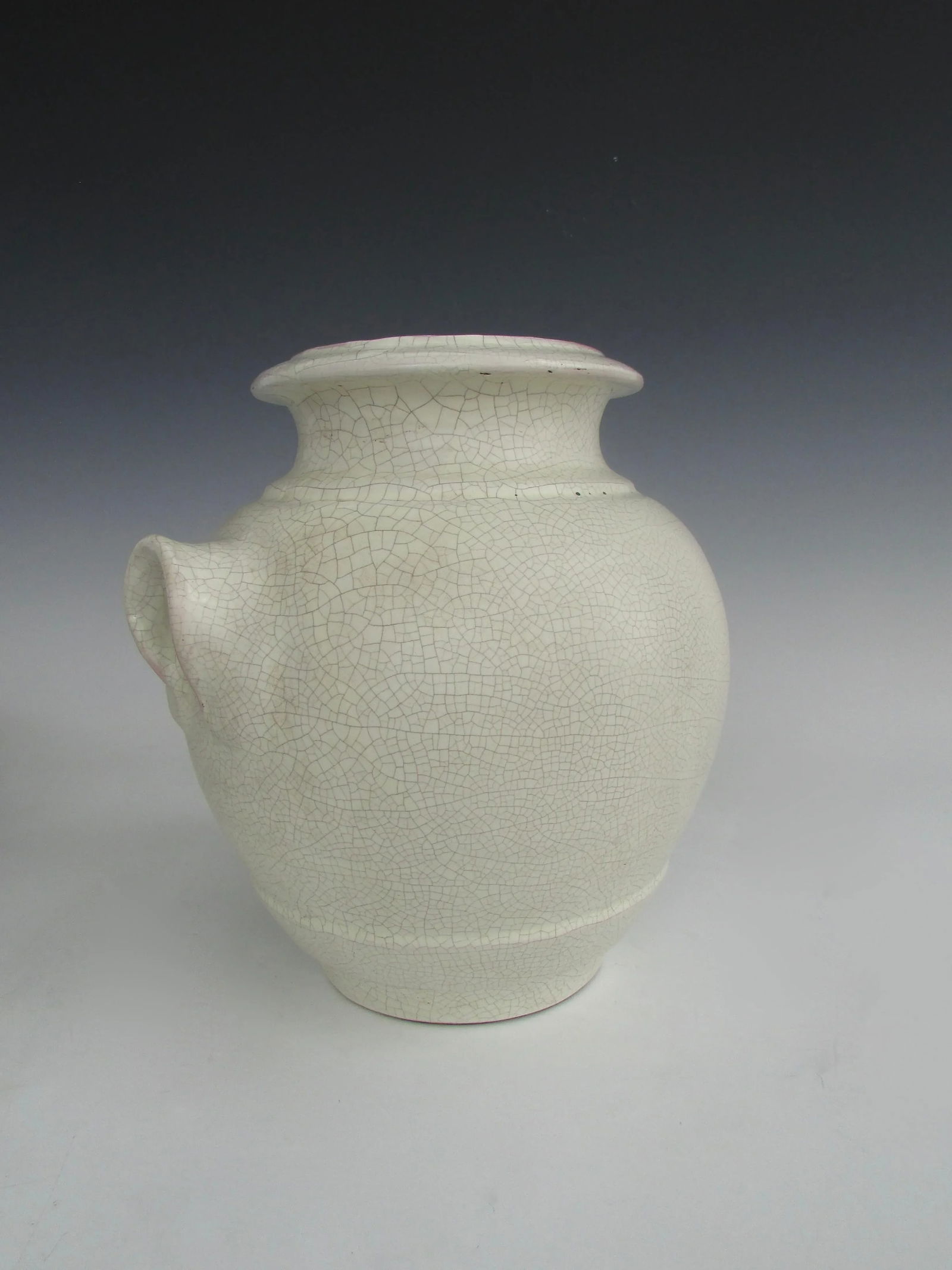 Marked Made in Italy for Tutto Bene 1830 Crackle Glaze Italian Pottery Urn - 5